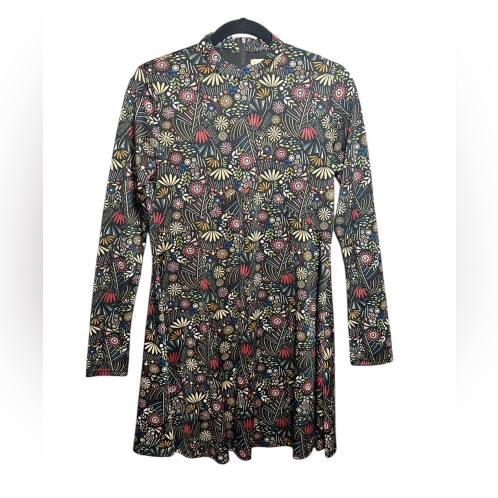 Altar’d State Floral Long‎ Sleeve Fit & Flare Dress, Size M